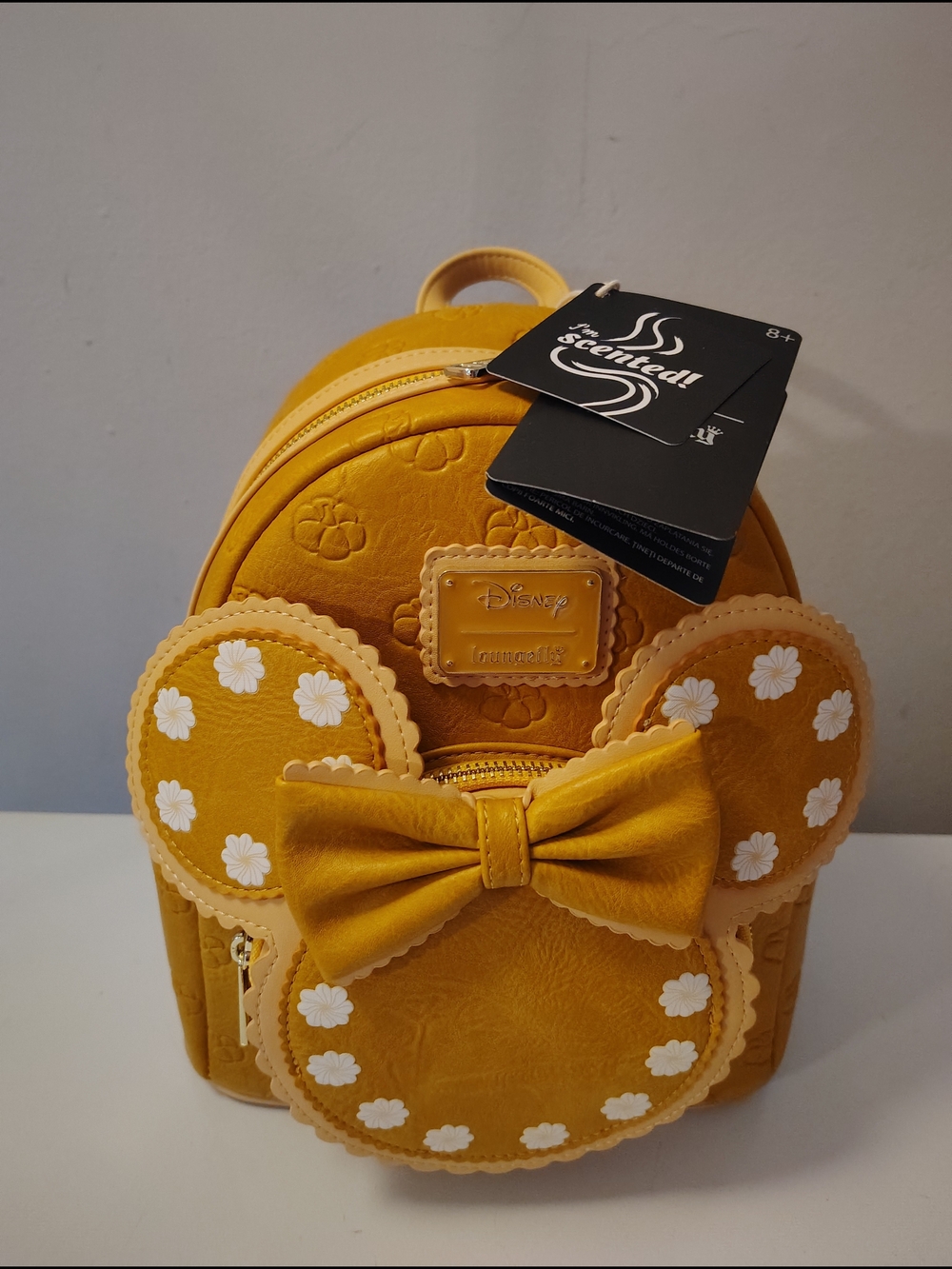 Loungefly Disney Minnie Mouse Pumpkin Pie Cinnamon Scented Pocket Mini Backpack